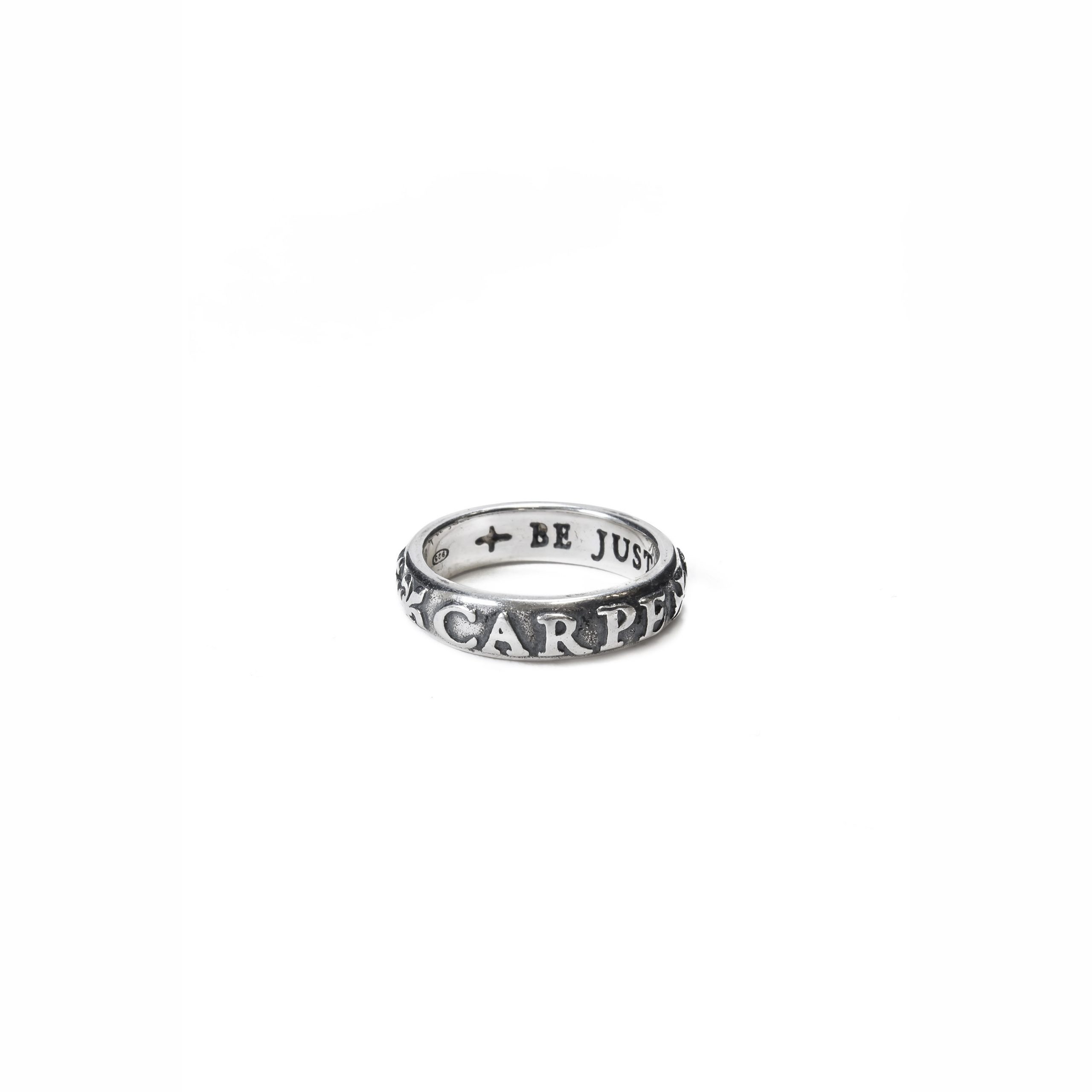Sterling Silver Carpe Diem Ring Sizes 6,7,8 9 Latin for Seize the Day Handmade 